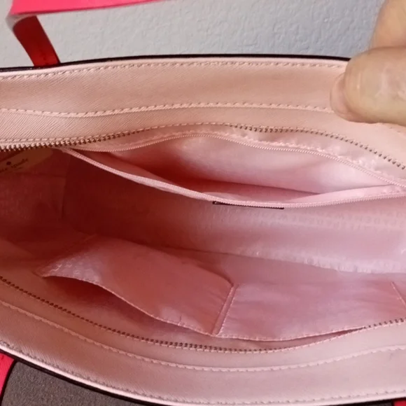 NWOT kate spade ♠️ Large DarkSalmon Pink Bucket Purse.